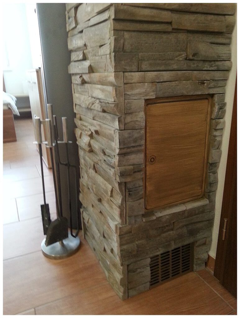 Steinverblender Holznachbildung Woodpanel 31350 in täuschend echter Optik
